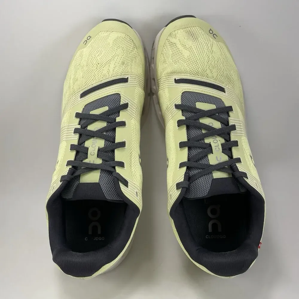 On Cloudgo Running Shoes Mens Size 11 Hay/Sand Yellow Athletic Sneakers